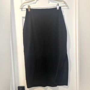 Express Classic Black Midi Skirt